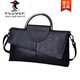 Plover authentique pochette en cuir pour les femmes 2025 Nouvelle tendance Banquet à main de grande capacité pour femmes Tempérament de la mode Sac à bandoulière pour femmes noires