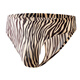 Sous-vêtements sexy à imprimé léopard en une seule pièce Markless 3d Low-Waist string européen et américain Pantalon masculin rapide Zebra sec 2xl140-160jin [Jin est égal à 0,5 kg]