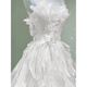 Kang Meishi Super Fairy Hochzeitskleid High-End-Rock Feel Light Luxury Host Bankett Kunst Prüfung Abendkleid Nische Leichtes Engagement weiß Reißverschluss Langstil XL