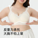 
VIILAISH jelly rubber strips, ultra-thin bra without steel rings, fat mm large size underwear, thick and thin bra, sexy top-supporting underwear, 6621 models, buttery white 90D /95ABC XXL 145-165Jin[Jin equals 0.5 kg]