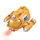 Beimuhui (Beimuhui) Control remoto de niños Submarino Agua Electric Boat Boat Technología Negra Modelo de juguete de agua Mini Speed ​​Boat Model - Control remoto feliz de control de control [Remoto resistente al agua] Estándar [un conjunto de baterías + Cable de carga + destornillador +