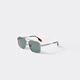 Canada Goose [New Product] Moraine Men's Sunglasses and Sunglasses 8104M 9866 Matte Light Gray/Green