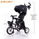BABYJOEY British children's tricycle folding baby 1-5 years old stroller bicycle rider TT56 black