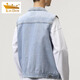 Gold Shield Denim Jacke Herbst Herbst Weste Herrenweste Herren der obersten Frühlings- und Herbsthülsen-Arbeit Jacke DLL-9216 Blue L