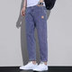 
Changdeng Jeans Men's Slim Small Foot Spring and Summer Thin Small Foot Jeans Men's Casual Slim Men's Straight Pants Blue [D826] 28