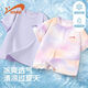 Guirenniao children's clothing girls short-sleeved T-shirt 2025 new big children's summer sun protection tops children's breathable gas shirt jT9u-iHMk sun protection/dgr quick drying nhQ36 120