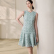 ROEYSHOUSE FRANCES DE LA INDUSTRIA PUNDA DE LA INDUSTRIA PESADA Vestido sin mangas 2025 Summer NUEVO estilo Falda de pez verde claro 12027 Verde claro S