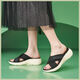 Markenausschnitten Clearance Spezielle Lederschuhe für Frauen im Sommer Outdoor Mutter Sandalen 2025 Neue Sandalen im britischen Stil Grün Softer Sohle 37 Standardcode