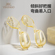 
YEEHOO baby learning to eat training fork spoon PPSU baby self-eating spoon complementary food spoon children's tableware set