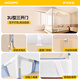 Mengduofu mother and baby anti-fall mosquito net frame 1.82m Class A household installation-free yurt mosquito net square top full bottom bedroom suitable for 1.82.0m bed丨full bottom double anti-fall light years meters丨free bracket more worry-free