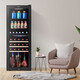 Bacchus Ice Bar Bar Cabinet Fresh Ice Refrigerator Refrigerator Red Wine Cabinet Household Beer Red Wine Beverage Tea Refrigerator Constant Temperature Embedded Small Living Room Refrigerator Fruits and Vegetables 160L Dual Temperature Air Cooling Transparent Glass Single Door