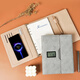 Weimei Business High-end Laptop Loose-leaf Wireless Charging Notepad Customized Power Bank with Multifunctional Mobile Power Conference Record Gift Box Set Printable Logo Engraving