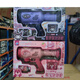 Große Hand hält kleine Hand Sanrio Bubble Machine Elektrische Bazooka Bubble Gun Kulomi Erdbeerbär 10-Loch-Blasenpistole Spielzeug 6227 Erdbeerbär