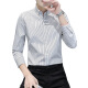 
FHHUABD spring and autumn casual long-sleeved shirt for men's anti-wrinkle slim-fit inch shirt trendy business new style shirt for men 829 black [model] Regular M Reference 90-110Jin [Jin equals 0.5 kg]