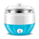 Junmo Home Machine de yogurt de acero inoxidable Copa de tamaño pequeño de tamaño pequeño Vino de arroz Máquina de fermentación Natto Dormitorio totalmente automático One Person come Copa de tamaño azul ácido (da 10 polvo de fagensis pequeño)