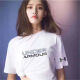 Under Armour UA Sports Summer Solid Color Round Neck T-shirt Short Sleeve Men and Women Half Sleeve Casual Loose Fashion Breathable Korean Version 11980T-shirt Black 3XL