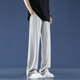 Foss Phil Ice Silk Casual Hosen für Männer im Frühling und Sommer dünne lockere, gerade drapierte atmungsaktive Sport im Freien im Freien. Trendy Brand 718-2060 Hellgrau 3xl [Vorgeschlagen 175-190jin [Jin ist gleich 0,5 kg]]