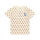 
MLB trendy couple diamond presbyterian T-shirt casual short-sleeved summer half-sleeved top DT-9923 khaki S
