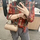 CoaCH (COACH) new NolitaBarrel pencil bag wrist bag official genuine CW809 IMXHE Maillard color printing