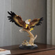 Taijinrui desk ornaments Dapeng spreading wings eagle crafts eagle sculpture TV cabinet entrance wine cabinet living room decoration BY2241 branch eagle