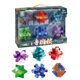 Luban Lock Kongming Lock Juego de regalos completos para niños de 3 a 12 años, juguetes intelectuales para estudiantes de primaria, anillos y bolas de desbloqueo cambiantes, Kongming + Plum Blossoms + fútbol + ocho lados + esquinas + satélite