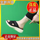 Markenausschnitten Clearance Spezielle Lederschuhe für Frauen im Sommer Outdoor Mutter Sandalen 2025 Neue Sandalen im britischen Stil Grün Softer Sohle 37 Standardcode