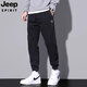 Jeep spirit jeep américain jeans de travail hommes 2025 été en vrac tie harun pantalon occasionnel hommes printemps et été 9859 gris m
