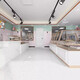 Dengyu Whole Body Bright Light Terrazzo Tiles en céramique 600x1200 Chaîne de vêtements de restauration Bureau de bureau Hôtel Tiles de plancher Q12609 7501500