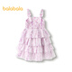 Balabala children's clothing women's dress summer cake skirt susanfangIP shopping mall same style red tone 00366 90