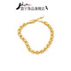 Feiyu Time Link Bracelet Plated with 18k Gold Light Luxury High-Level Sense Niche Exquisite Temperament Women's Bracelet Gold S