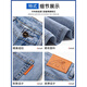 Playboy (PLAYBOY) Tennis Cropped Denim Shorts Men's Summer Thin Loose Straight Casual Ice Silk Pants Men's K 757 Ice Gray Blue + 7919 Denning Blue Great Value Two 32