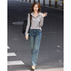 Demana Hanli Hanqi Autumn Private Collection Worker Wear Stand-up Collar Long Sleeve Comfortable Flesh-covering Casual Women's T-Shirt