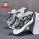 
Babudou boys and girls rotate buttons toe sandals in summer new beach shoes breathable boys lightweight children's shoes blue K983 36 size 23.1cm