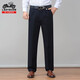 Ace Fashion International Classic CHACE PAPA PAPER PATOS para hombres en otoño e invierno, además del terciopelo, los pantalones casuales heterosexuales en la cintura alta holgada para hombres 9855-2 khaki más el terciopelo 10xl 29100-115Jin [Jin equivale a 0.5 kg]