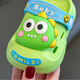 Tiaodegao Sandales pour enfants Chaussures de trou d'été Girls d'été Indoor Anti-Slip Cartoon garçon sandales pour bébé de taille moyenne portant à l'extérieur de la plage Chaussures de trou pour enfants [Bébé Green Dinosaur] 24/25 [Longueur de chaussure 15cm]