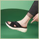 Markenausschnitten Clearance Spezielle Lederschuhe für Frauen im Sommer Outdoor Mutter Sandalen 2025 Neue Sandalen im britischen Stil Grün Softer Sohle 37 Standardcode