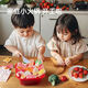 Magic hotpot bubble pinch painting children's fun coloring children's handmade DIY creative decompression toy play house three-dimensional burger shop