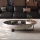 Dipu marble coffee table designer new light luxury high-end simple modern living room oval tea table ASB7566