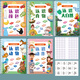 Beizu Literacy Early Education Quiet Book Handmade DIY Paste Toys Enlightenment Fun Parent-Child Manual Baby Quiet Book Time + Direction + Body + Number + Antonyms