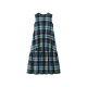 
MUJI women's Madras checked sleeveless dress women's skirt dress 25 summer new BC2NMA5S green checked S (155/80A)