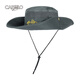 CARTELO sun hat Men's large brim sun protection hat Summer outdoor sun hat Breathable foldable fishing and mountaineering fisherman's hat
