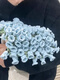 
Shantou Lincun Rose Blanket Finished Rose Bouquet Blanket Cover Blanket Blanket Wool Crochet Material Pack Hand-woven (A761) Large 110cm [Beige + Blue Lily of the Blue