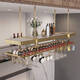 Yonghuan Bar Hangre de suspension Bar suspendu en verre à vin rouge Stand Down Armoire suspendue Luxury Luxury en acier en acier inoxydable Rack de gobelet Hangle de gobelet Rack Titanium Gold Style 12035