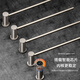 KG concealed electric towel rack fine copper hidden towel rod digital display hidden into the wall pre-embedded high-end custom villa 4 poles [gun grey] full copper waterproof G688 hidden wire