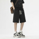 
Foss Phil casual shorts men's summer thin loose breathable quick-drying five-point ice silk out sports straight pants SW-K688 black XL [recommended 140-160Jin [Jin equals 0.5 kg]]