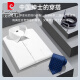 皮尔卡丹（pierre cardin）条纹衬衫男短袖免烫2025夏季新款商务休闲男士半袖衬衣时尚百搭 DX6625 38