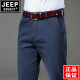 JEEP SPIRIT 1941 ESTDJEEP吉普正品男士秋冬厚款休闲裤纯棉弹力直筒大码裤中高腰宽松裤 s7029#绿色 -纯棉薄款 29 2.23尺腰