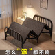 Saishan folding bed single bed household adult simple bed double bed 1 meter 2 dormitory rental house hard bed iron bed lunch break [thickened steel frame] 100*196cm 40% off
