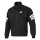 Adidas Männer Sportanzug 25 Frühling Neue Mode dreistreifen Stand-up-Kragenjacke Windproof Jacke Casual Hosen Bindenhosen JD4885+IN6163 S