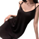 
Lexi Beilu Japanese solid color suspender nightgown with chest pads mid-length style for outdoor wear 686 gray suspender skirt [with removable chest pads] 175 L [recommended 110Jin [Jin equals 0.5 kg]]